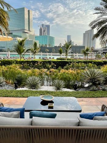 Ausblick Rotana Beach Hotel Abu Dhabi 